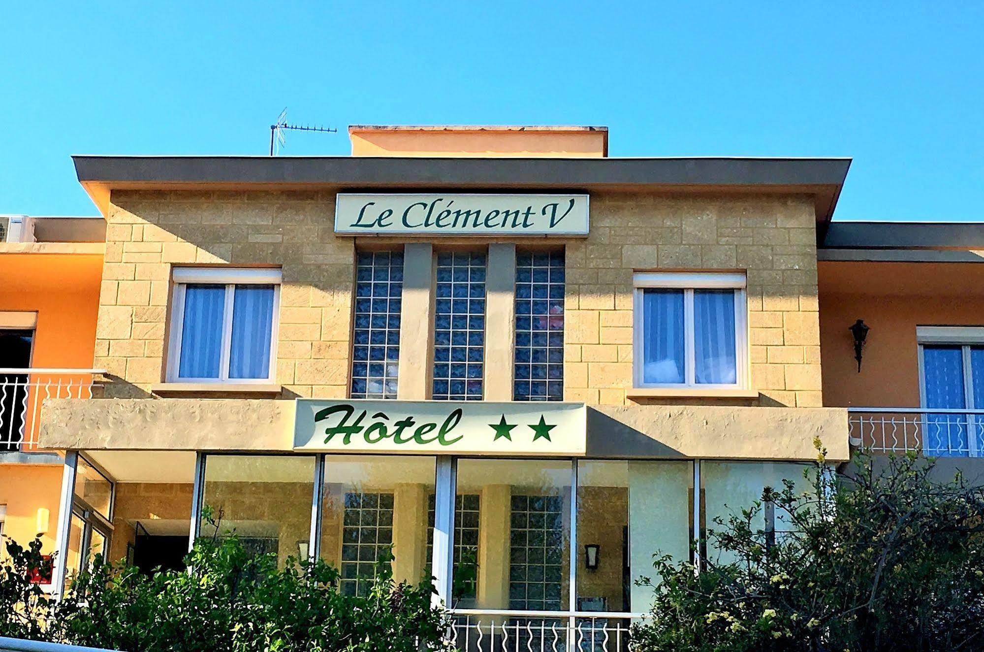 Logis Hotel Le Clement V Roquemaure  Luaran gambar